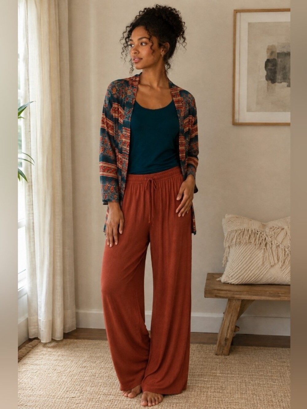 Wallflower 2  Piece Set- Tank Top and Blouse - Size: XS